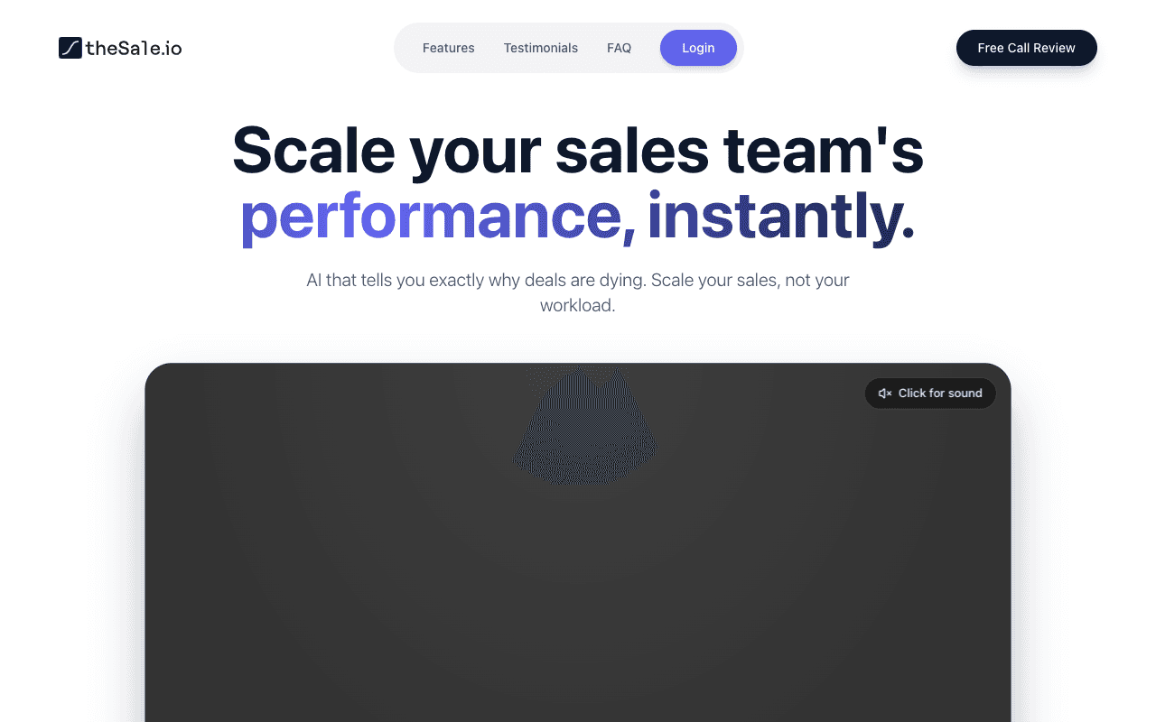 Screenshot of TheSale